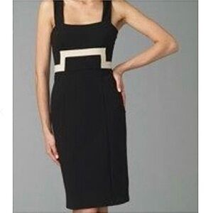 DVF Diane Von Furstenberg Black Knit Sleeveless Midi Dress 6